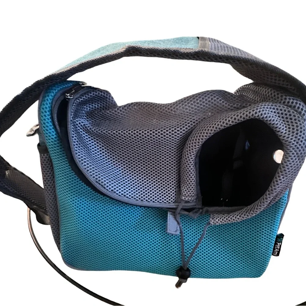 Pet Carrier Sling Bag for Dogs - Blue and Gray NWT